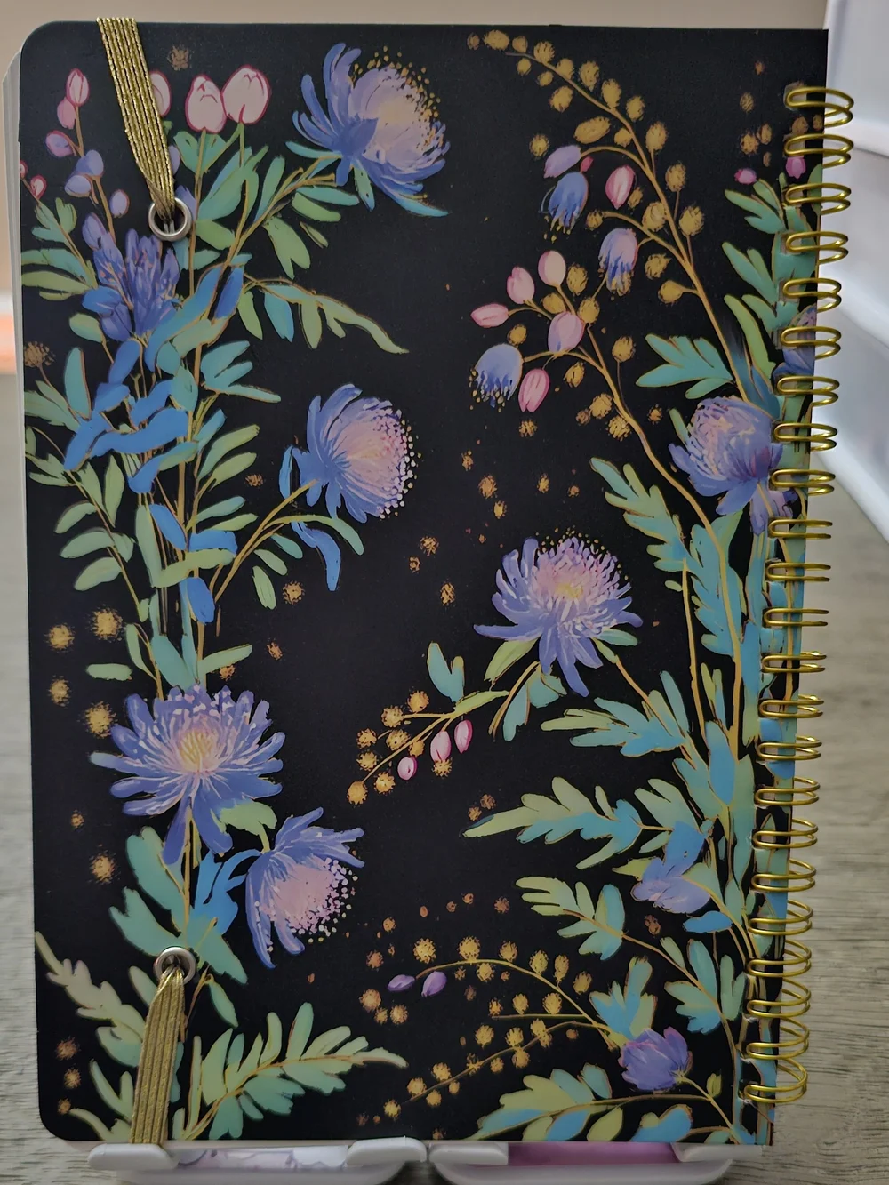 2025-2027 Floral Spiral Planner - Enjoy The Little Things